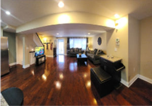 living room before photo