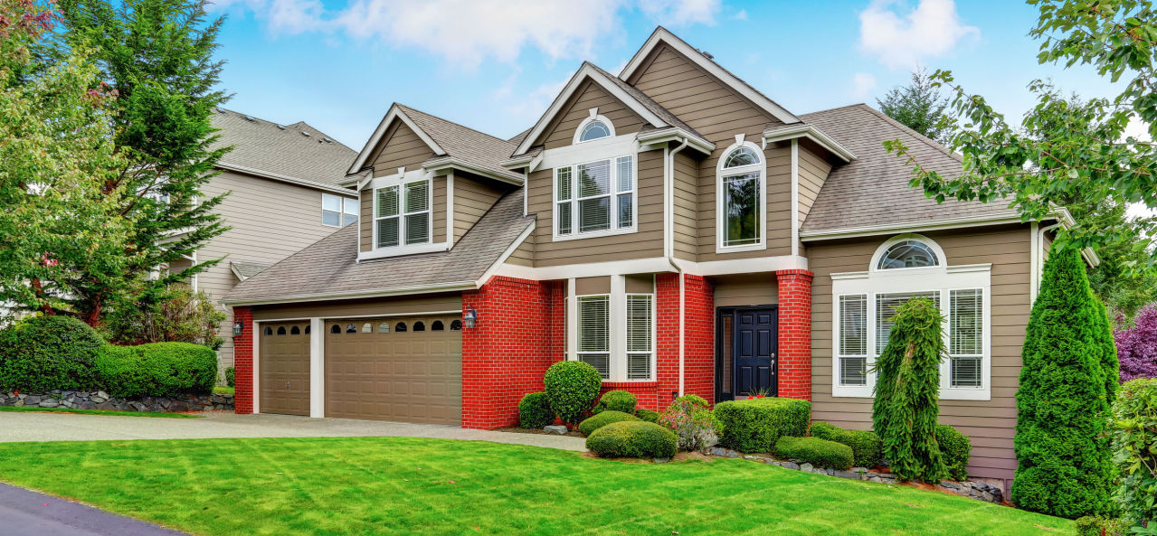 nice suburban home